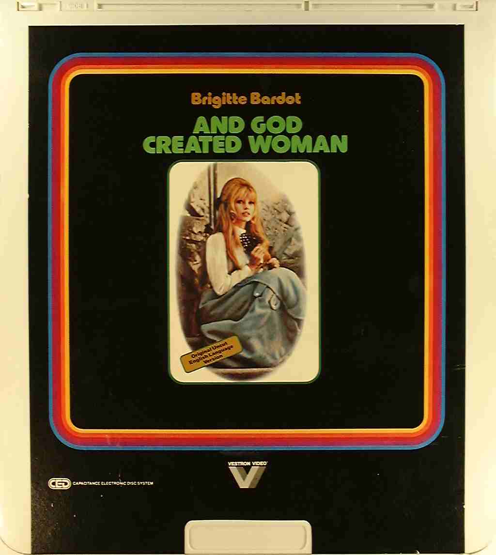 CED title precursor to the Blu-ray DVD movie disc format