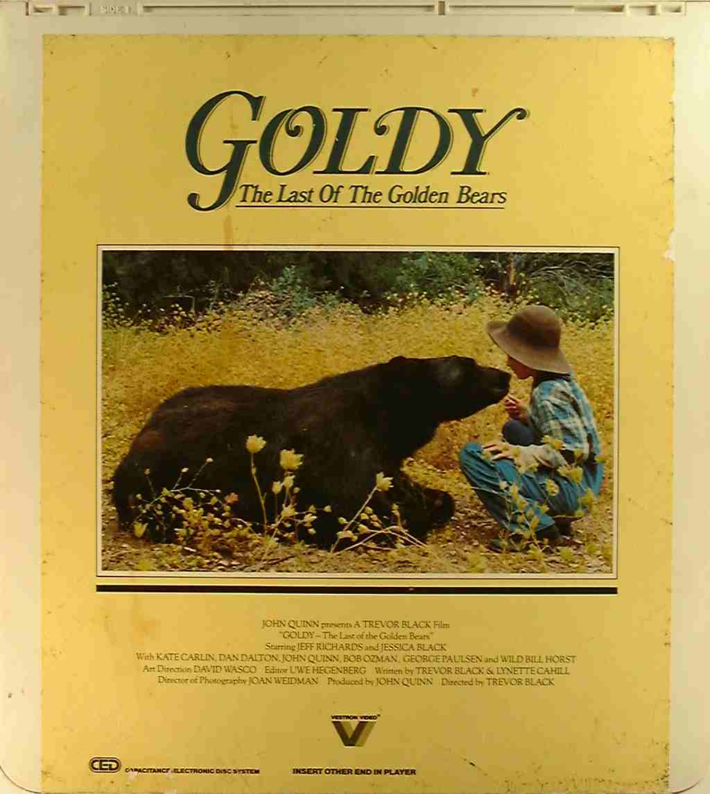 CED title precursor to the Blu-ray DVD movie disc format