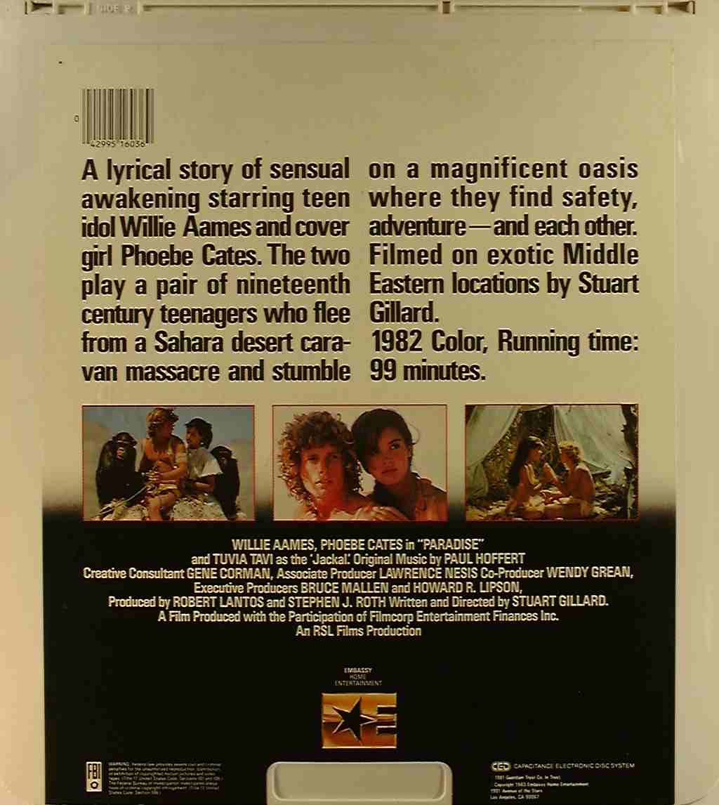 CED title precursor to the Blu-ray DVD movie disc format