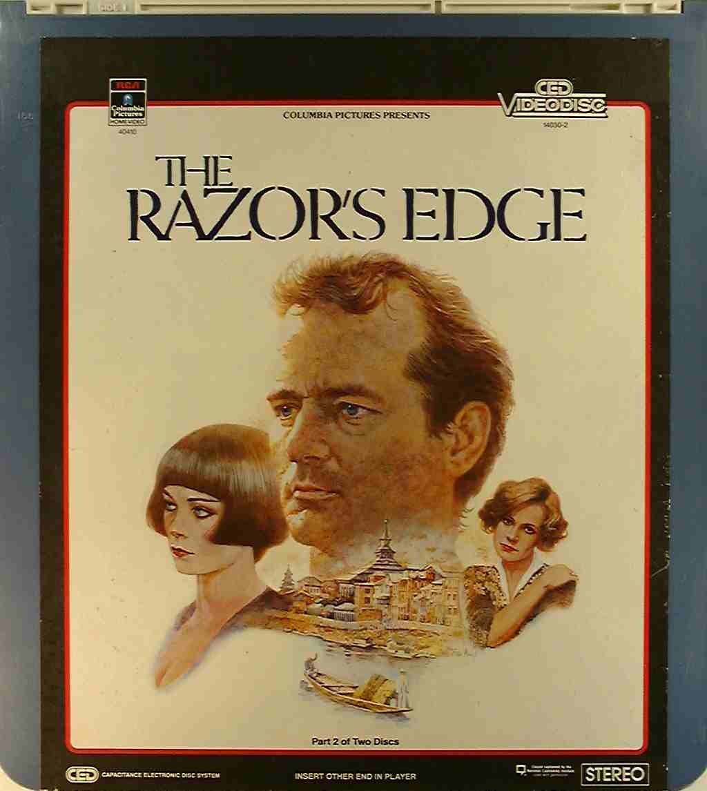 CED title precursor to the Blu-ray DVD movie disc format