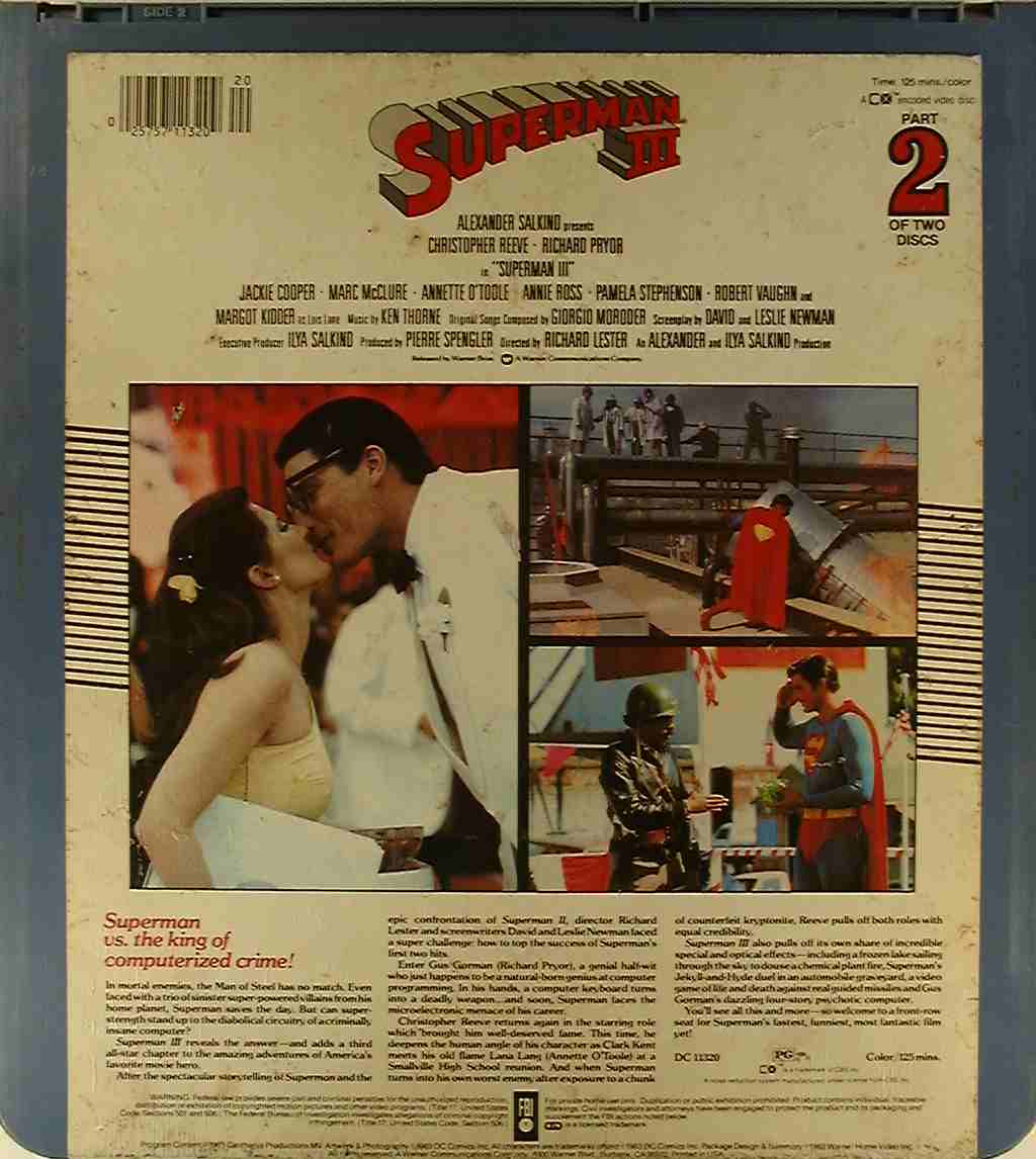 CED title precursor to the Blu-ray DVD movie disc format