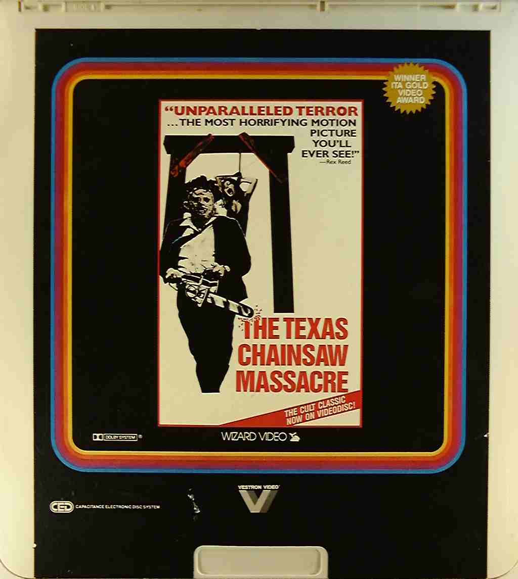 CED title precursor to the Blu-ray DVD movie disc format